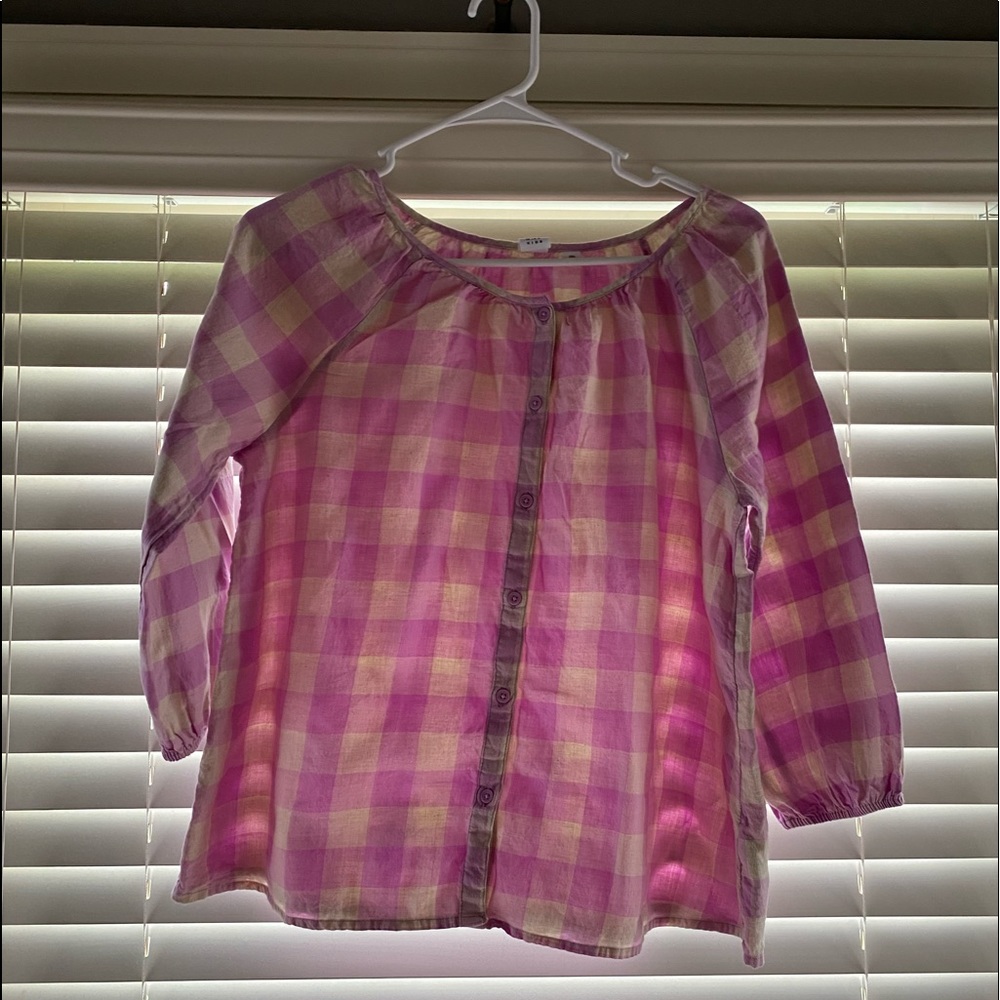Children’s Plaid Button Up Shirt